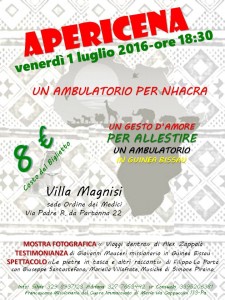 locandina con attori